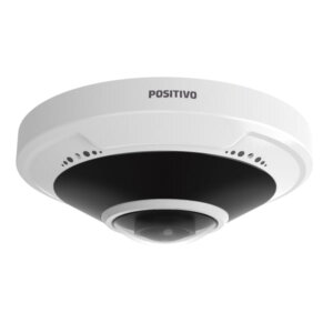 Câmera IP Fisheye 5MP | Áudio, PoE, IA, Visão 360°