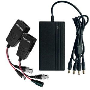 Kit Power Balun com Alimentação - 4 Canais, Segurança e Eficiência