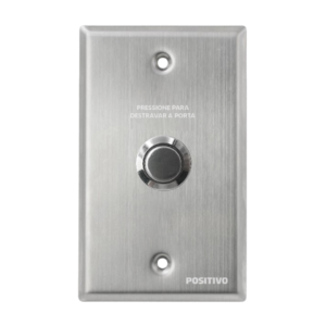 Botão de Embutir BOT 1000 - Aço Inox Alta Resistência | PositivoSEG