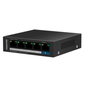 Switch Positivo 10/100Mbps | 5 Portas (4 PoE) Não Gerenciável